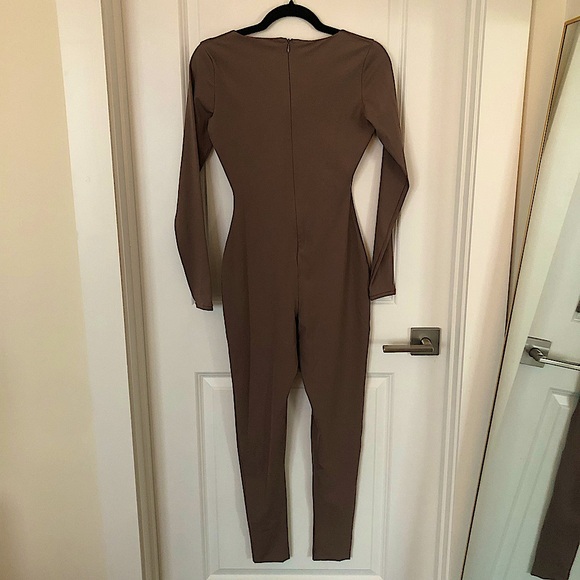 SKIMS All-in-One Scoop Neck Long Sleeve Jumpsuit - Picture 3 of 7